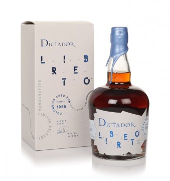 Dictador 23 Year Old 1999 (cask AO-345) Libreto American Oak Dark Rum