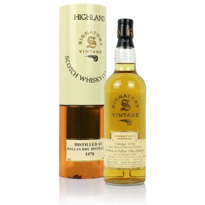Dallas Dhu 1978 23 Year Old Signatory Vintage Cask #346