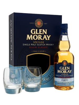 Glen Moray Peated / Glass Set