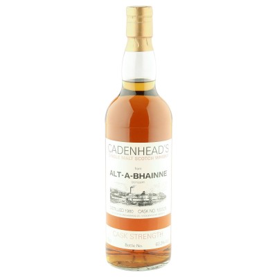 Allt-a-Bhainne 1980, Cadenhead's Cask Strength Bottling, Cask #100029
