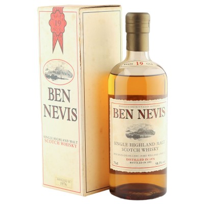 Ben Nevis 1976 19 Year Old, Cask Strength 1995 Bottling with Box