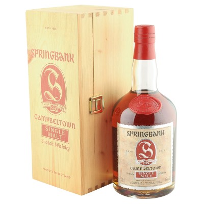 Springbank 25 Year Old, Nineties Bottling with Wooden Box