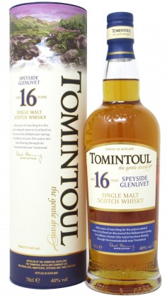 Tomintoul Single Malt Scotch 16 year old