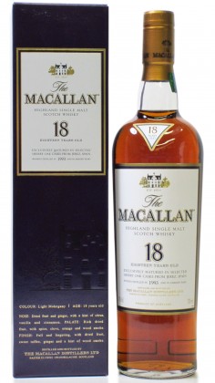 Macallan Light Mahogany Sherry Oak 1993 18 year old