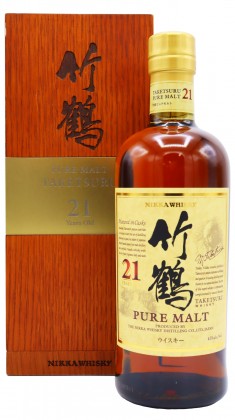 Nikka Taketsuru Pure Malt (Wooden Box) 21 year old