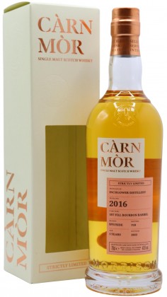 Inchgower Carn Mor Strictly Limited - Bourbon Cask Finish 2016 5 year old