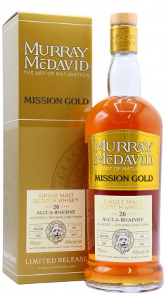 Allt-a-Bhainne Mission Gold - Oloroso & Red Wine Cask Matured 1995 26 year old