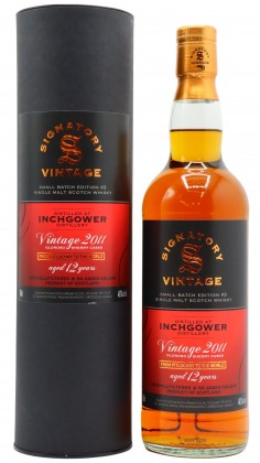 Inchgower Signatory Small Batch Edition #3 2011 12 year old