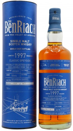 Benriach Single Cask #85089 (UK Exclusive) 1997 18 year old