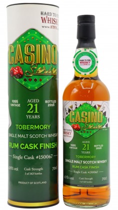 Tobermory Casino Series - Single Rum Cask #150067 Poker 1995 21 year old