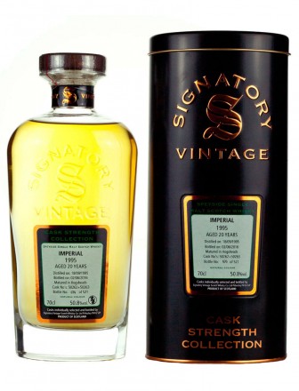 Imperial 20 Year Old 1995 Signatory Cask Strength