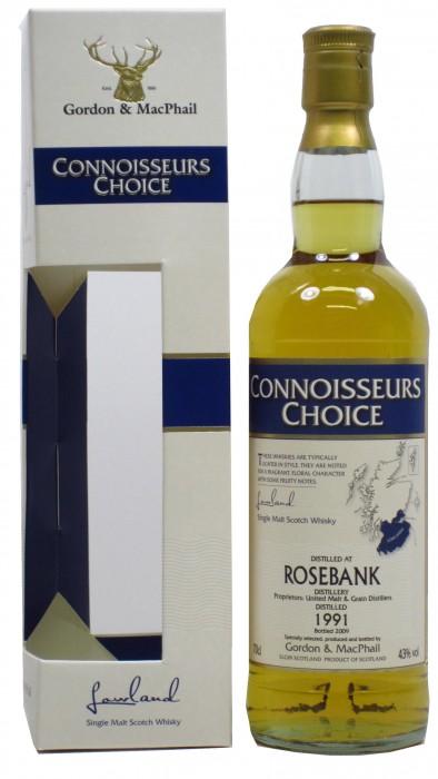 Rosebank (silent) Connoisseurs Choice 1991 17 year old