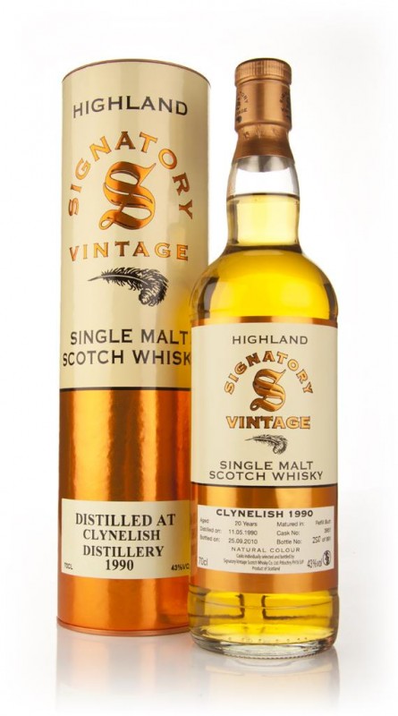 Clynelish 20 Year Old 1990 Signatory