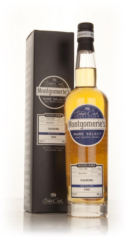 Dalmore 26 Year Old 1986 cask 3101 Rare Select Montgomerie's