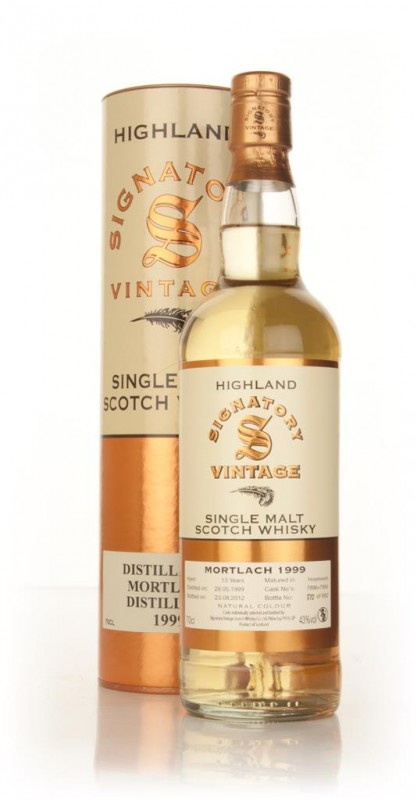 Mortlach 13 Year Old 1999 casks 7898+7899 Signatory