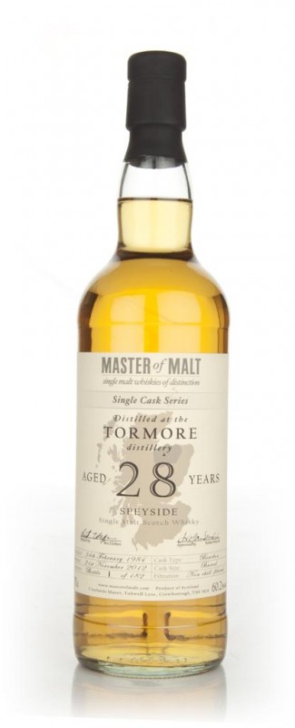 Tormore 28 Year Old Single Cask Master of Malt