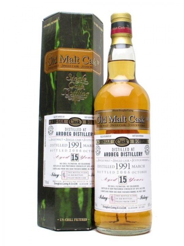 Ardbeg 1991 15 Year Old Rum Cask #3060 Douglas Laing Old Malt Cask