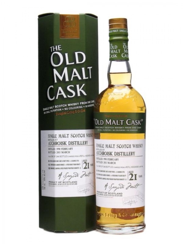 Auchroisk 1990 21 Year Old Old Malt Cask #7045 Douglas Laing