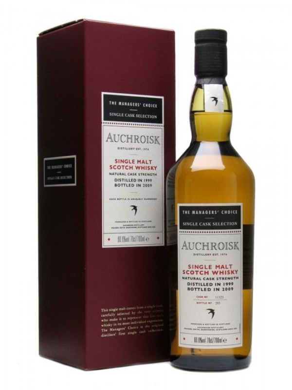 Auchroisk 1999 9 Year Old Managers' Choice Sherry Cask