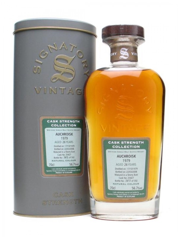 Auchroisk 1979 26 Year Old Sherry Cask Signatory Cask Strength Collection