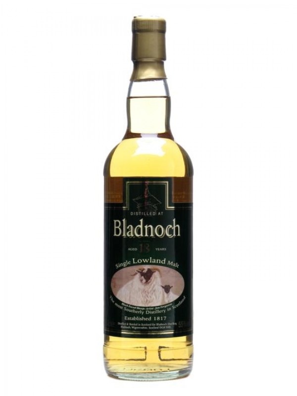 Bladnoch 18 Year Old Sheep Label