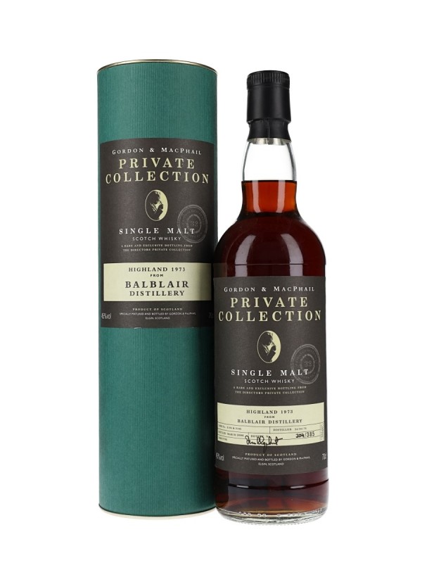 Balblair 1973 32 Year Old Sherry Cask Gordon & Macphail Private Collection