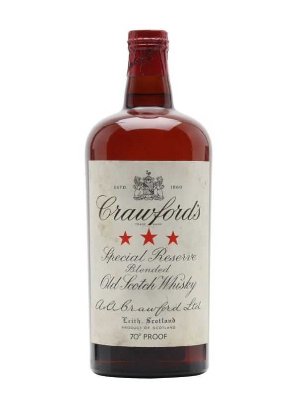 Crawford's 3 Bottled 1960s Spring Cap