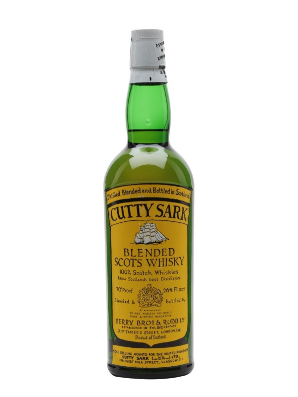 Cutty Sark Bottled 1970s