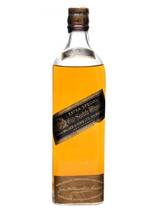 Johnnie Walker Black Label Bottled 1950s