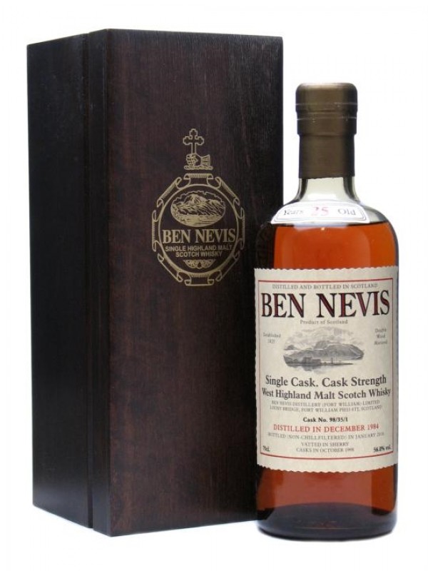 Ben Nevis 1984 25 Year Old Cask 98 35 1 Double Matured