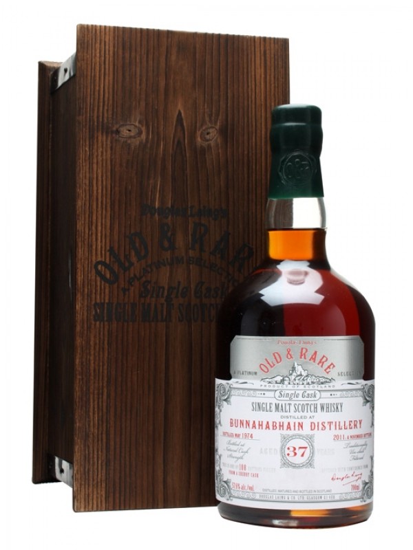 Bunnahabhain 1974 37 Year Old Douglas Laing Platinum Selection