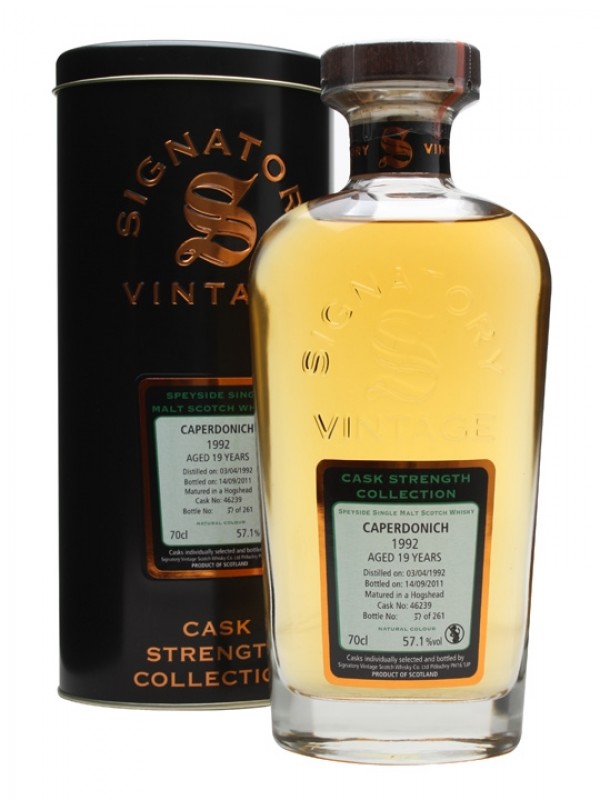 Caperdonich 1992 19 Year Old Cask #46239 Signatory Cask Strength Collection