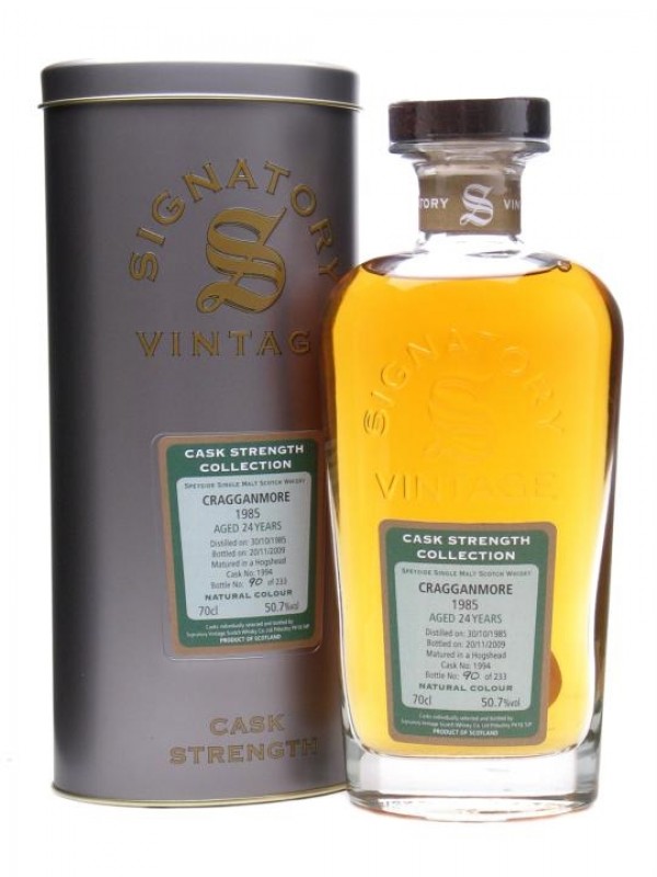 Cragganmore 1985 24 Year Old Cask #1994 Signatory