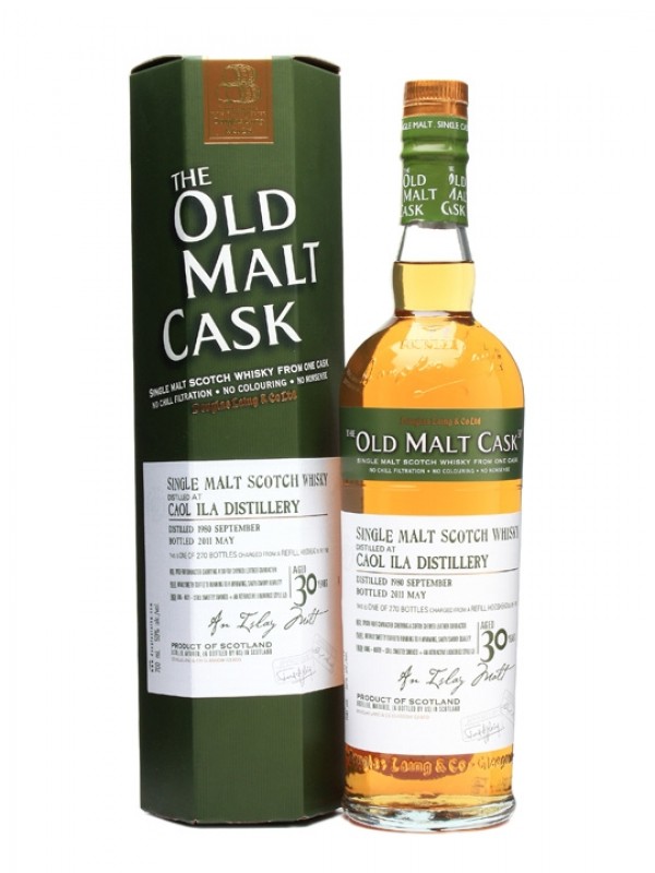 Caol Ila 1980 30 Year Old Old Malt Cask #7182 Douglas Laing