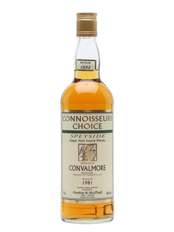 Convalmore 1981 / Bottled 1998 / Connoisseurs Choice