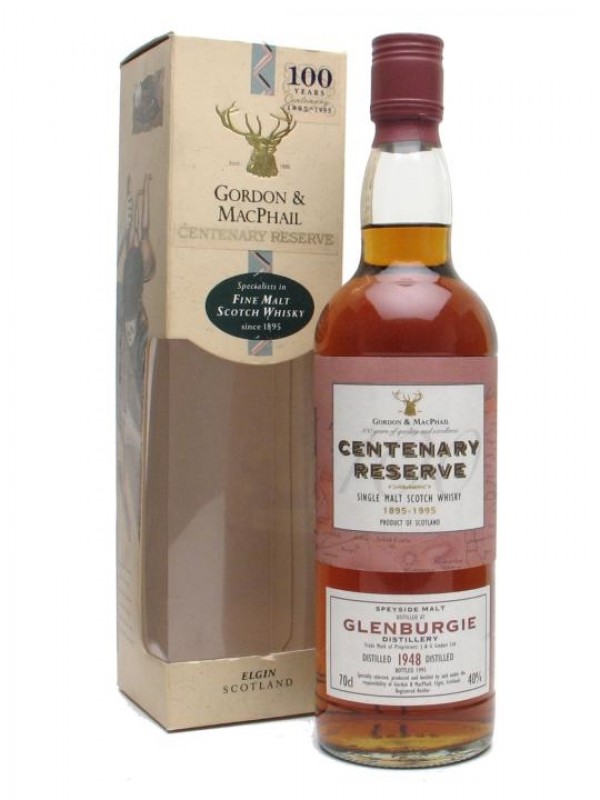 Glenburgie 1948 Centenary Reserve Gordon & Macphail