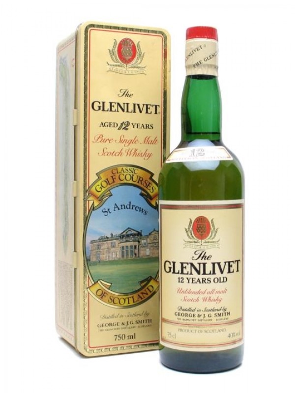 Glenlivet 12 Year Old St. Andrews Tin