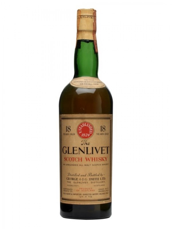 Glenlivet 1951 18 Year Old Bottled 1960s