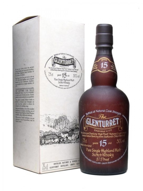 Glenturret 15 Year Old Frosted Bottle