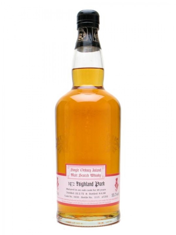 Highland Park 1972 26 Year Old Signatory Bottled 1990s