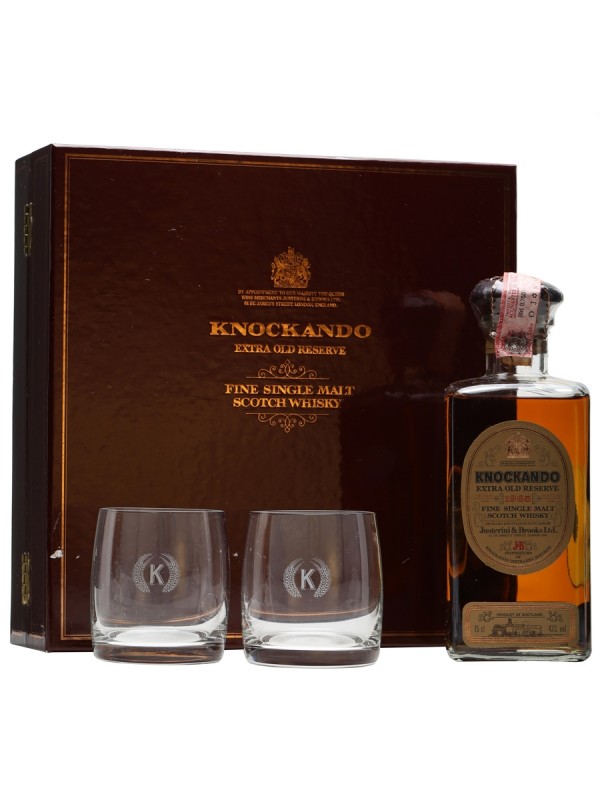 Knockando XO 1965 2 Glasses Bottled 1989