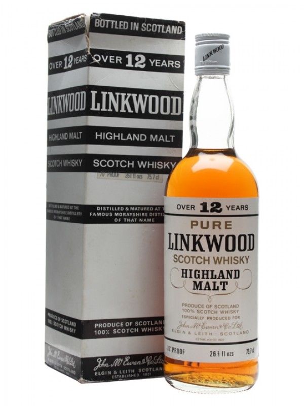 Linkwood 12 Year Old Bottled 1970's 75cl