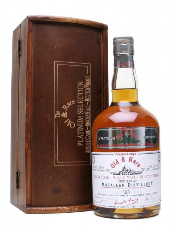 Macallan 1987 20 Year Old Sherry Cask Douglas Laing Platinum Selection