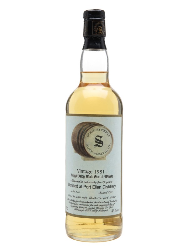 Port Ellen 1981 / 17 Year Old / Cask #1385/88 / Signatory