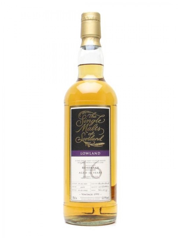 Rosebank 1991 16 Year Old Single Malts of Scotland Bottled 2007