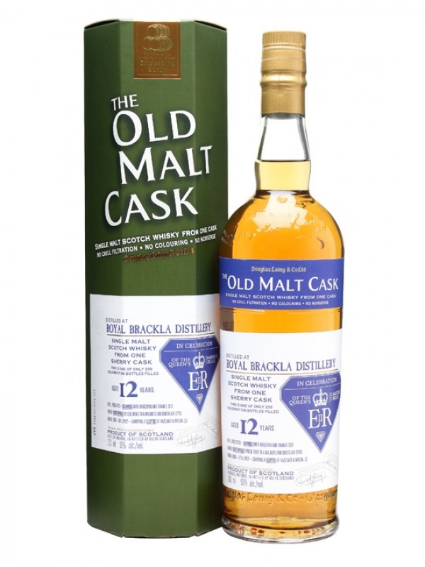 Royal Brackla 12 Year Old Queen's Diamond Jubilee Douglas Laing Old Malt Cask