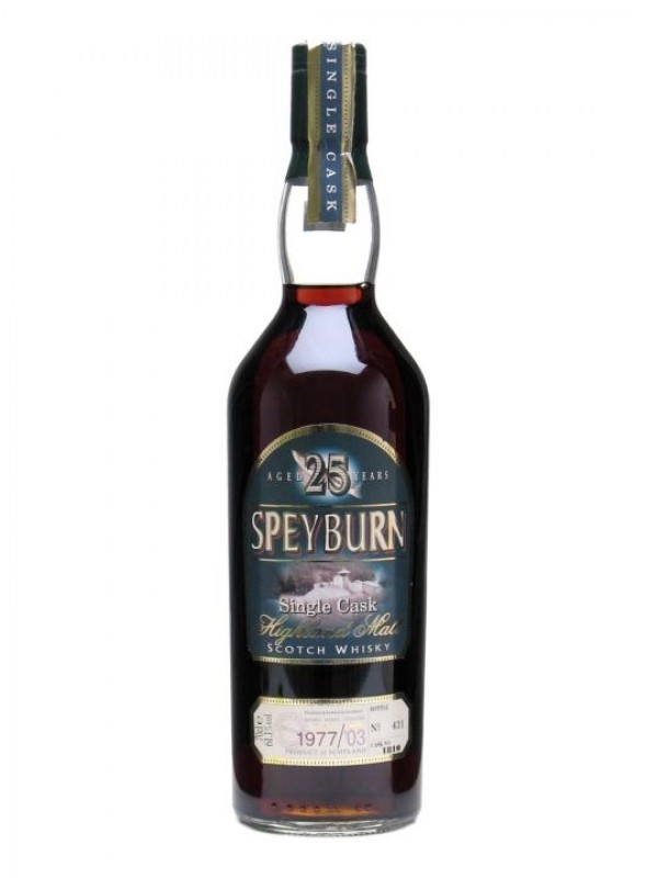 Speyburn 1977 25 Year Old Sherry Cask